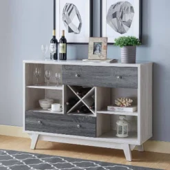 Abrama 2 Drawer Buffet White Oak/Distressed Gray - HOMES: Inside + Out 12 Abrama 2 Drawer Buffet White Oak/Distressed Gray - HOMES: Inside + Out -Furniture Shop GUEST d0c4c494 785b 4555 8870 d8be2799f18b