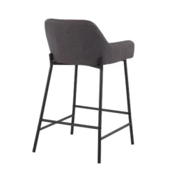 Set Of 2 Daniella Metal/Polyester Counter Height Barstools - LumiSource -Furniture Shop GUEST d0c5762d ed2a 4873 a2f5 06812d4fbeed