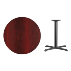 Flash Furniture 36'' Round Laminate Table Top With 30'' X 30'' Table Height Base -Furniture Shop GUEST d415591e 9c35 4c18 9ff8 ecc3c7be5a49