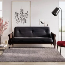 Full Chester Wood Arm Futon Frame With 8" Polyester Mattress - Room & Joy 20 Full Chester Wood Arm Futon Frame With 8" Polyester Mattress - Room & Joy -Furniture Shop GUEST d50a3fb0 b092 4e8b b6a4 cd8571e5e3b8