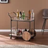 Trodel Reclaimed Wood Bar Cart Natural/Black - Aiden Lane 1 Trodel Reclaimed Wood Bar Cart Natural/Black - Aiden Lane -Furniture Shop GUEST d5cf36e7 88f9 4383 96d8 adbf8b5f754d