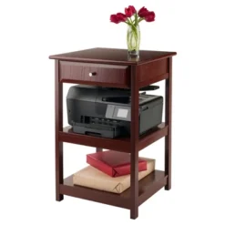 30.71" Delta Printer Stand Walnut - Winsome -Furniture Shop GUEST d5e1ed70 029e 424e b07e dc626a133a5d