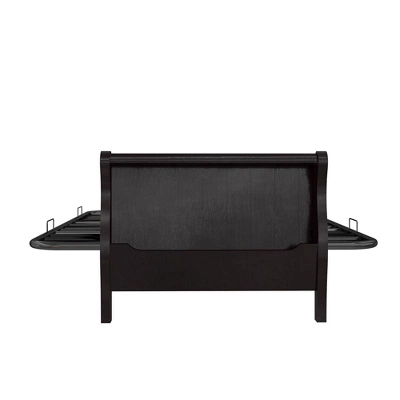 Full Chester Wood Arm Futon Frame With 8" Polyester Mattress - Room & Joy 11 Full Chester Wood Arm Futon Frame With 8" Polyester Mattress - Room & Joy - Image 9