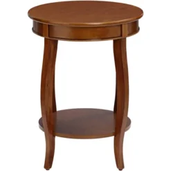 Aberta 18" Wide Walnut 1-Shelf Side Table 9 Aberta 18" Wide Walnut 1-Shelf Side Table -Furniture Shop GUEST d5f8faa0 bf10 4a25 abf9 2cd26ecabcc2