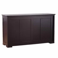 Tangkula Wood Buffet Cupboard Kitchen Storage Cabinet Sideboard W/ Sliding Door -Furniture Shop GUEST d73cd4fe ac24 40d5 9389 590433cacad5