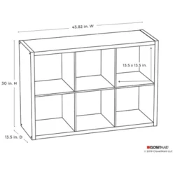 ClosetMaid 6 Cube Organizer Shelf In Graphite Gray Finish - ClosetMaid -Furniture Shop GUEST d77d9be8 2356 4cf7 aa52 bc8d4fd503e7