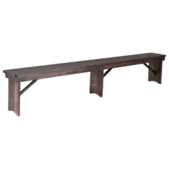 Flash Furniture HERCULES Series 8' X 12'' Solid Pine Folding Farm Bench With 3 Legs 28 Flash Furniture HERCULES Series 8' X 12'' Solid Pine Folding Farm Bench With 3 Legs -Furniture Shop GUEST d7d1bed4 a9cf 4e4a b376 a15ebec39177