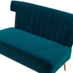 Cadmus 46" Modern Velvet Armless Loveseat With Channel-tufted Wingback For Living Room And Drawing Room| KARAT HOME 26 Cadmus 46" Modern Velvet Armless Loveseat With Channel-tufted Wingback For Living Room And Drawing Room| KARAT HOME -Furniture Shop GUEST d7d694ae 4e5e 4027 9769 912bbe5de84d