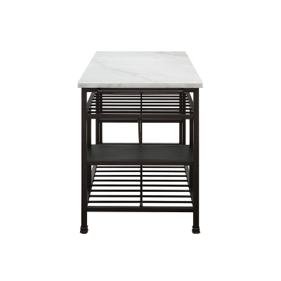 Lanzo Kitchen Island - Acme Furniture 4 Lanzo Kitchen Island - Acme Furniture - Image 2