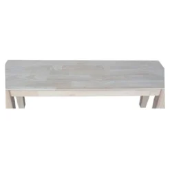 Shaker Style Bench Unfinished - International Concepts -Furniture Shop GUEST da557d90 24da 490a 8fd8 7c357f9a0eb1