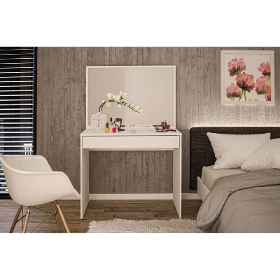 Virginia Vanity With Mirror White - Polifurniture 8 Virginia Vanity With Mirror White - Polifurniture - Image 6