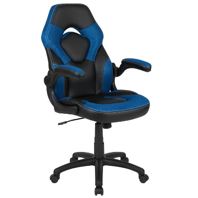 Flash Furniture Gaming Desk And Racing Chair Set With Cup Holder, Headphone Hook & 2 Wire Management Holes 13 Flash Furniture Gaming Desk And Racing Chair Set With Cup Holder, Headphone Hook & 2 Wire Management Holes - Image 11