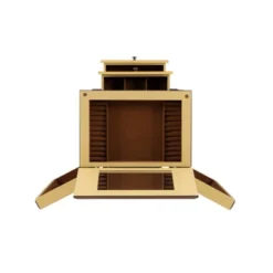 Beatrice Antique Parchment Hand Painted Jewelry Armoire - Powell Company -Furniture Shop GUEST db650748 e51f 4e23 82f0 144fb9ee2b2f