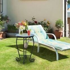 Costway Mosaic Side Table Accent Table Round Balcony Bistro End Table OrangeBlueNavy 21 Costway Mosaic Side Table Accent Table Round Balcony Bistro End Table OrangeBlueNavy -Furniture Shop GUEST dbf314be 86ec 4e2a b3db 96011b7bf93e