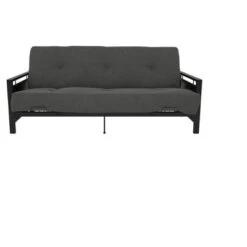 DHP Henley Metal Arm Futon Frame Black Metal - Dorel Home Products -Furniture Shop GUEST dcc376ac fa37 4925 9cb3 c22561cd80df