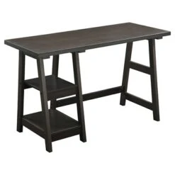Designs2Go Trestle Desk With Shelves - Breighton Home -Furniture Shop GUEST dce1e693 0860 4d20 872d b1e4fbd1c6b4