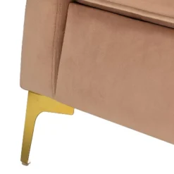 Eldoria Sofa Loveseat With Gold Stainless Leg | Karat Home -Furniture Shop GUEST dcea2803 c082 4548 b79d 7fafcff2cbc8