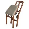 2pc Folding Chairs With Blush Fabric Seat Cherry - Stakmore -Furniture Shop GUEST dd483dc0 c714 4909 8a54 938f28f8602d