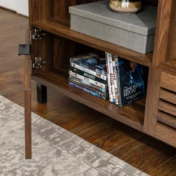 Visconti Boho Slat Door Storage Console TV Stand For TVs Up To 80" - Saracina Home 22 Visconti Boho Slat Door Storage Console TV Stand For TVs Up To 80" - Saracina Home -Furniture Shop GUEST ddc8ff38 5a70 449a b9be 6f99187bf9b4