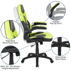 Flash Furniture Gaming Desk And Racing Chair Set With Cup Holder, Headphone Hook & 2 Wire Management Holes 19 Flash Furniture Gaming Desk And Racing Chair Set With Cup Holder, Headphone Hook & 2 Wire Management Holes -Furniture Shop GUEST ddf3f9a2 09b8 481b a131 406eebbd0728