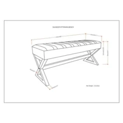 David Large Ottoman Bench - WyndenHall -Furniture Shop GUEST de219d29 62a9 4e3c aa0c e006344c4eb4