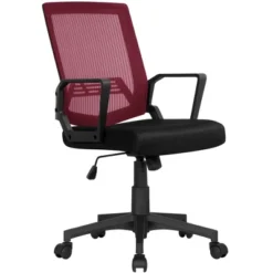 Yaheetech Adjustable Mid-Back Office Chair Computer Chair With Wheels 23 Yaheetech Adjustable Mid-Back Office Chair Computer Chair With Wheels -Furniture Shop GUEST de674383 273b 4f50 ab52 7fd0f17f274d