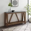 Taylen A Frame Farmhouse Entryway Console Table - Saracina Home -Furniture Shop GUEST df1852bd a8fd 43cc 8594 6ce31ebb50a6