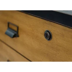 Payton Mid-Century Wood Lateral File Storage File Drawer Black - Martin Furniture -Furniture Shop GUEST df218b2e 552f 4f92 a303 bd9a57edbc9a