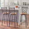 Set Of 3 Avery Adjustable Metal Barstool - Buylateral -Furniture Shop GUEST df7df5b1 265b 419b 9eb4 c3c75590563a