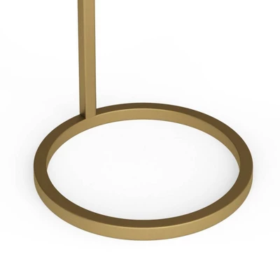 Kaplan C Side Table White/Gold - WyndenHall 4 Kaplan C Side Table White/Gold - WyndenHall - Image 2