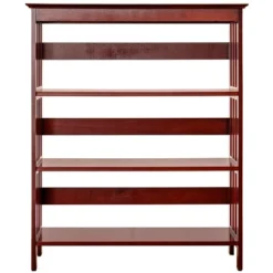 Legacy Decor 3 Tier Wooden Bookshelf Bookcase Shelves