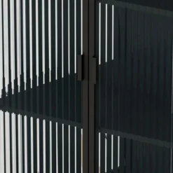 61.61" High Contemporary Glass Door Cabinet With Two Levels Of Storage, Black - ModernLuxe 13 61.61" High Contemporary Glass Door Cabinet With Two Levels Of Storage, Black - ModernLuxe -Furniture Shop GUEST e062a704 f930 421f 91c8 085498837cac