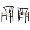 2pc Paxton Wood Dining Chair Set - Baxton Studio