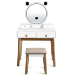 Costway Vanity Dressing Table Set Touch Screen Dimming Mirror -Furniture Shop GUEST e195238f 7639 46b4 8e74 7b911e8da5d4