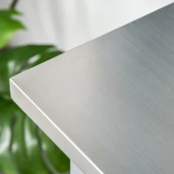 HOMCOM Kitchen Island With Stainless Steel Top, Traditional Kitchen Island With Storage, 2-Tier Open Shelves, Drawers, Light Gray 10 HOMCOM Kitchen Island With Stainless Steel Top, Traditional Kitchen Island With Storage, 2-Tier Open Shelves, Drawers, Light Gray -Furniture Shop GUEST e241e3e1 8afd 4939 a713 a4d6b680390b