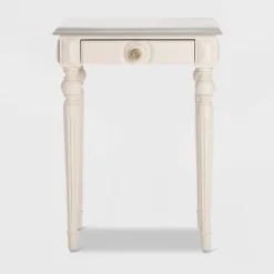 Amos Side Table With Drawer Cream/Gray - ClickDecor -Furniture Shop GUEST e2a1c03a 7d53 4531 a6c4 ba1c1baa6bc1