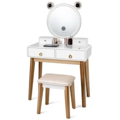 Costway Vanity Dressing Table Set Touch Screen Dimming Mirror -Furniture Shop GUEST e318c6cd f7c3 4886 9ffc fb5613eb6666