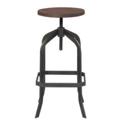 Court Adjustable Backless Barstool Brown - Picket House Furnishings -Furniture Shop GUEST e5bcd569 7e05 4b3b 880f 7e0c8bf6af09