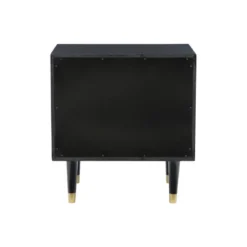 2 Drawer Geo Textured Nightstand - Linon -Furniture Shop GUEST e639f44a 5fd6 4699 9744 0b2fdcb067b6