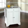 Lafayette Granite Top Portable Kitchen Island/Cart White/Gray - Crosley 1 Lafayette Granite Top Portable Kitchen Island/Cart White/Gray - Crosley -Furniture Shop GUEST e6c95932 c95e 46ac 8fa9 78f23dfb069c