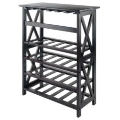 Rio 24 Bottles Wine Rack Wood/Espresso - Winsome 11 Rio 24 Bottles Wine Rack Wood/Espresso - Winsome -Furniture Shop GUEST e7818ae6 2fca 4c51 8433 411e390440ee