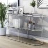 Yarmuth Glam 1 Shelf Sofa Table Chrome - HOMES: Inside + Out -Furniture Shop GUEST e8d4032d a7cb 4085 bc91 35cca1edc580