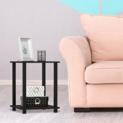 Furinno Furniture Simplistic Wooden Sturdy Square Flat Top Indoor Home Decor End Tables For Bedrooms And Living Rooms, Walnut (2 Pack) 8 Furinno Furniture Simplistic Wooden Sturdy Square Flat Top Indoor Home Decor End Tables For Bedrooms And Living Rooms, Walnut (2 Pack) -Furniture Shop GUEST ef89102a 9db0 4c3b b1a9 28fee4c792a0