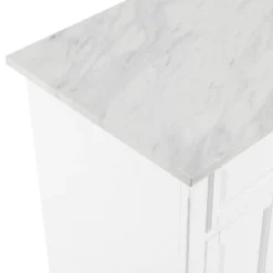 Avery Kitchen Island/Cart Distressed White/White Marble - Crosley 38 Avery Kitchen Island/Cart Distressed White/White Marble - Crosley -Furniture Shop GUEST f01aa802 bf48 4e9c 994d 6cf962617bbc