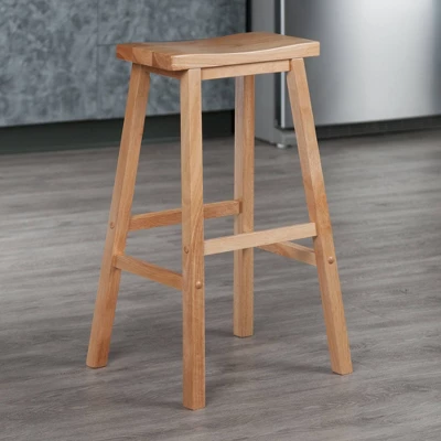 29" Satori Saddle Seat Barstool - Winsome 6 29" Satori Saddle Seat Barstool - Winsome - Image 4