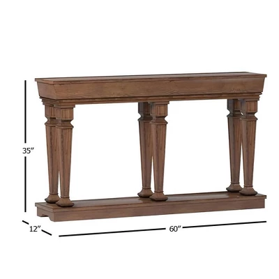 Console Table Oak - Acme Furniture 4 Console Table Oak - Acme Furniture - Image 2