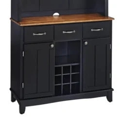 Large Buffet Of Buffets Server With Hutch And Oak Top Black - Homestyles -Furniture Shop GUEST f1a07f4a 427b 47ec afa7 199d17349eee
