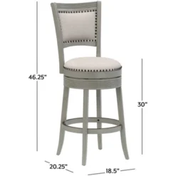 Lockefield Wood Bar Height Swivel Barstool - Hillsdale Furniture -Furniture Shop GUEST f1a1e60f 6317 47e3 88bd 6f7d1cb7211f