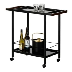 City Life Metal Bar Cart On Wheels Black - South Shore 12 City Life Metal Bar Cart On Wheels Black - South Shore -Furniture Shop GUEST f1e7ab7b fa0b 4040 a086 58ae8c9e72ca