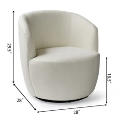 Bella Swivel Barrel Chairs Set Of 2,Contemporary Farmhouse 28'' Seat Width Linen Swivel Chair,Armrest 360° Swivel Nursery Chair-Maison Boucle 18 Bella Swivel Barrel Chairs Set Of 2,Contemporary Farmhouse 28'' Seat Width Linen Swivel Chair,Armrest 360° Swivel Nursery Chair-Maison Boucle -Furniture Shop GUEST f2018ed8 370b 428c ab3a 004e15f45144